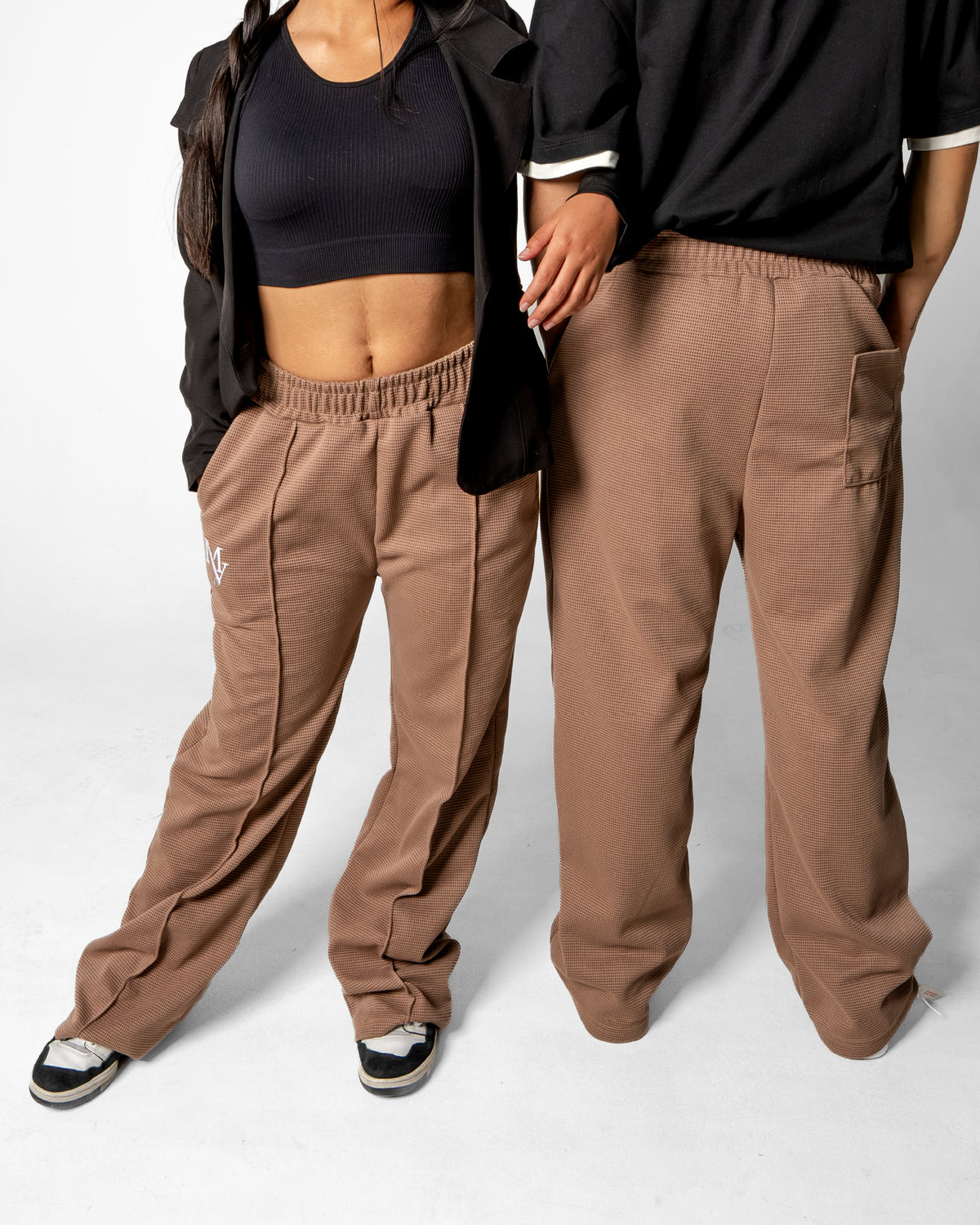 Pantalón Unisex en Tela Galleta – Color Cafe