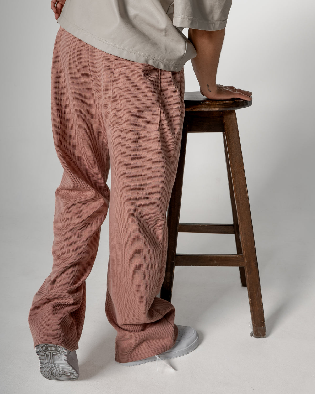 Pantalón Unisex en Tela Galleta – Color Guayaba