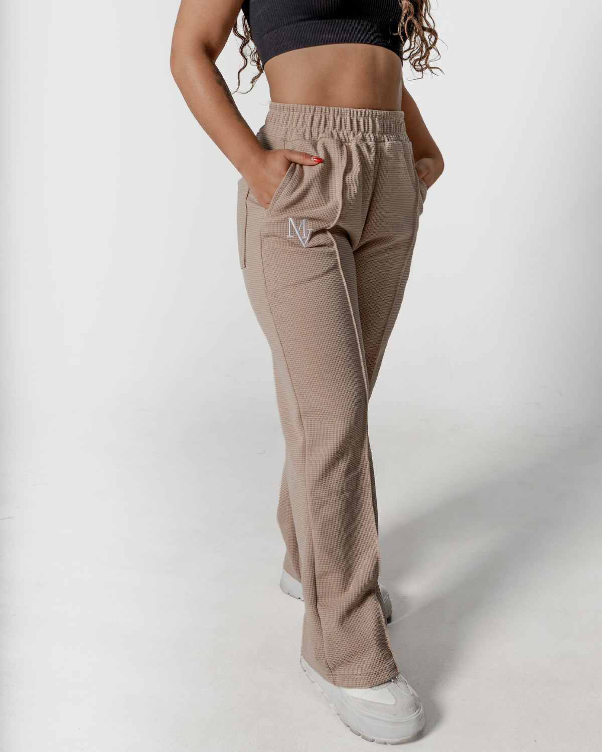 Pantalón Unisex en Tela Galleta – Color Camel
