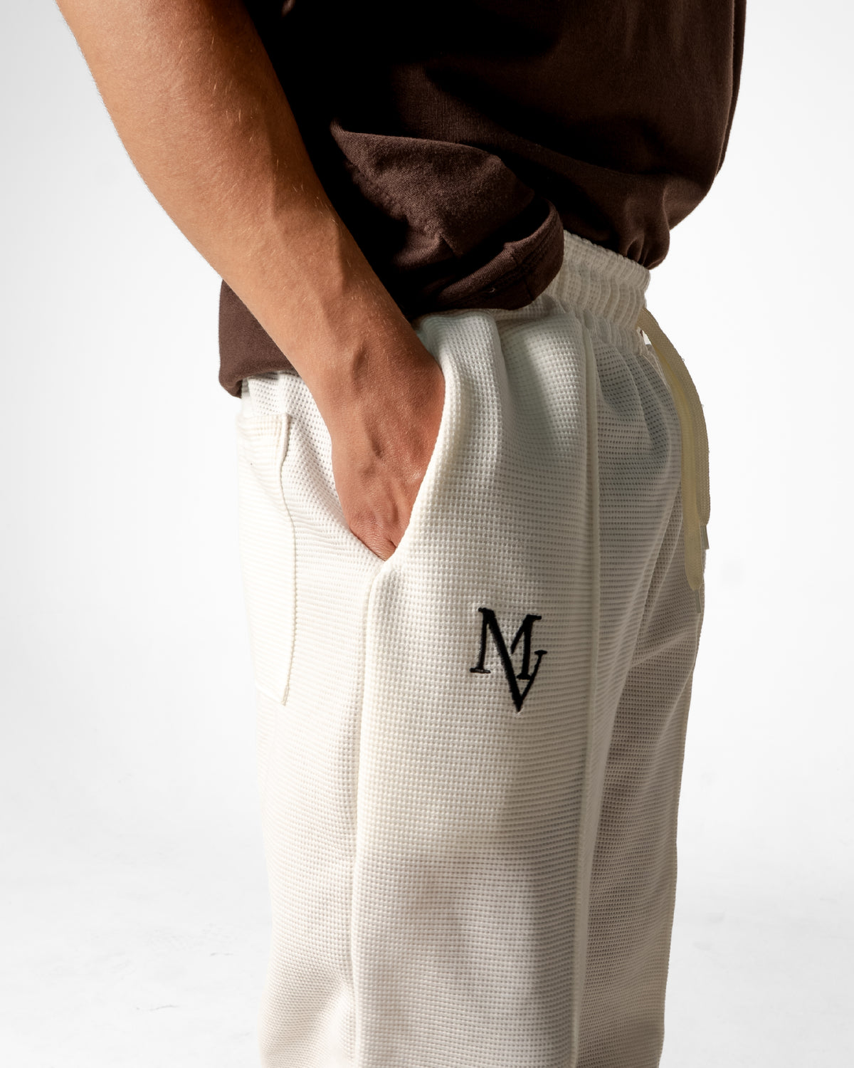 Pantalón Unisex en Tela Galleta – Color Marfil