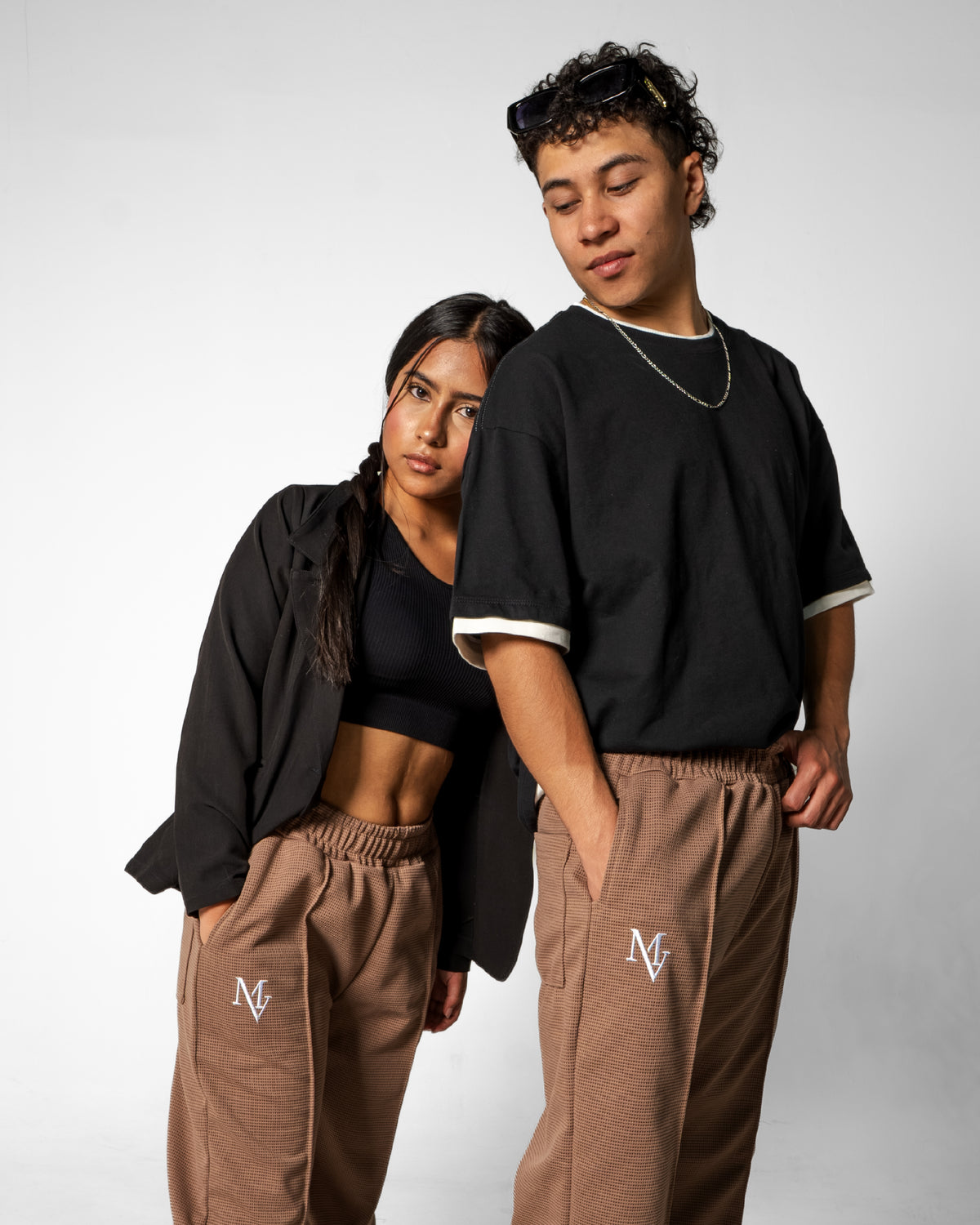 Pantalón Unisex en Tela Galleta – Color Cafe