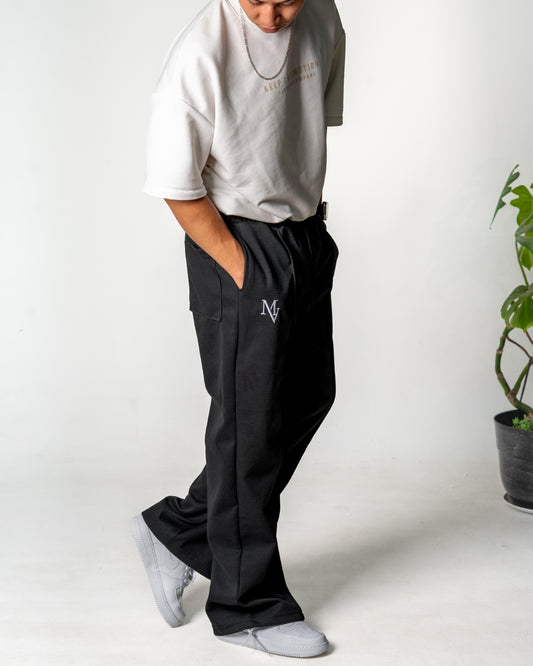 Pantalón Unisex en Tela Galleta – Color Negro