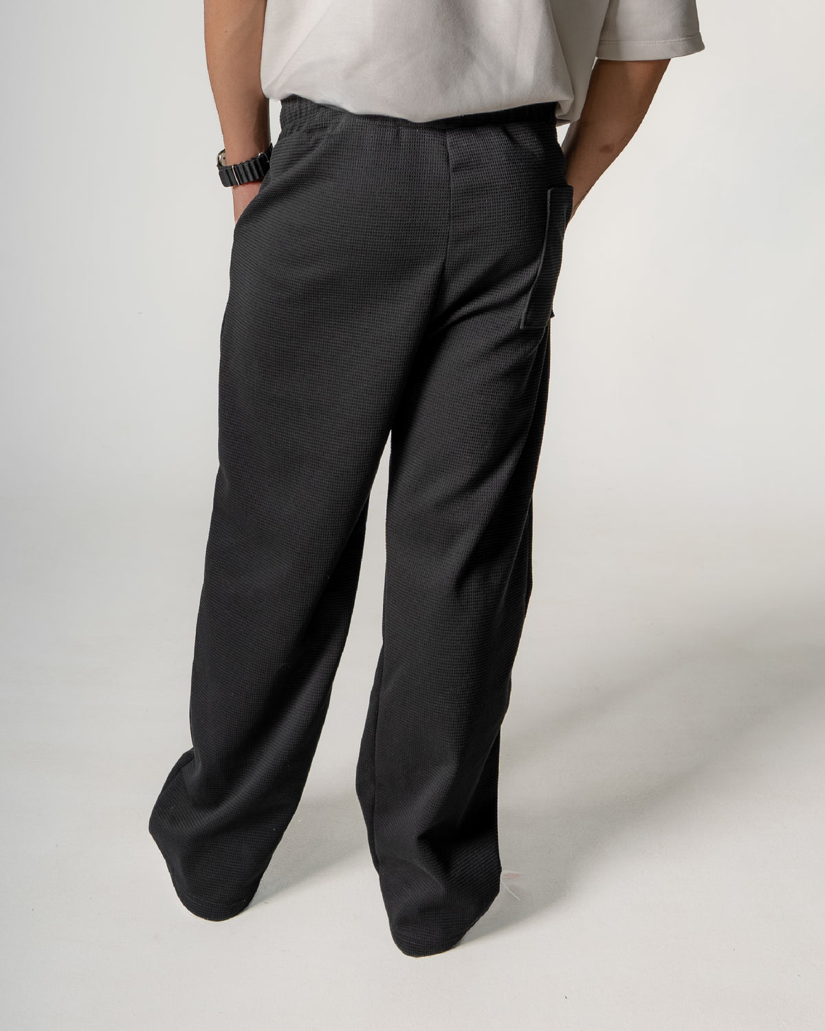 Pantalón Unisex en Tela Galleta – Color Negro