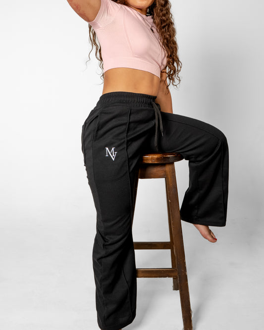 Pantalón Unisex en Tela Galleta – Color Negro