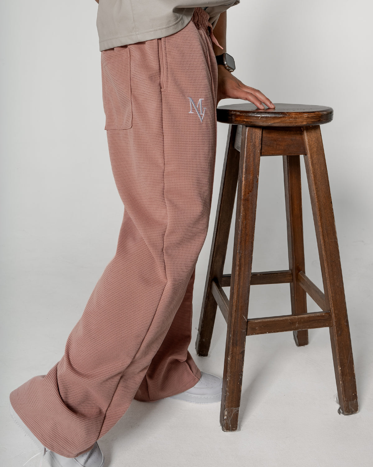 Pantalón Unisex en Tela Galleta – Color Guayaba