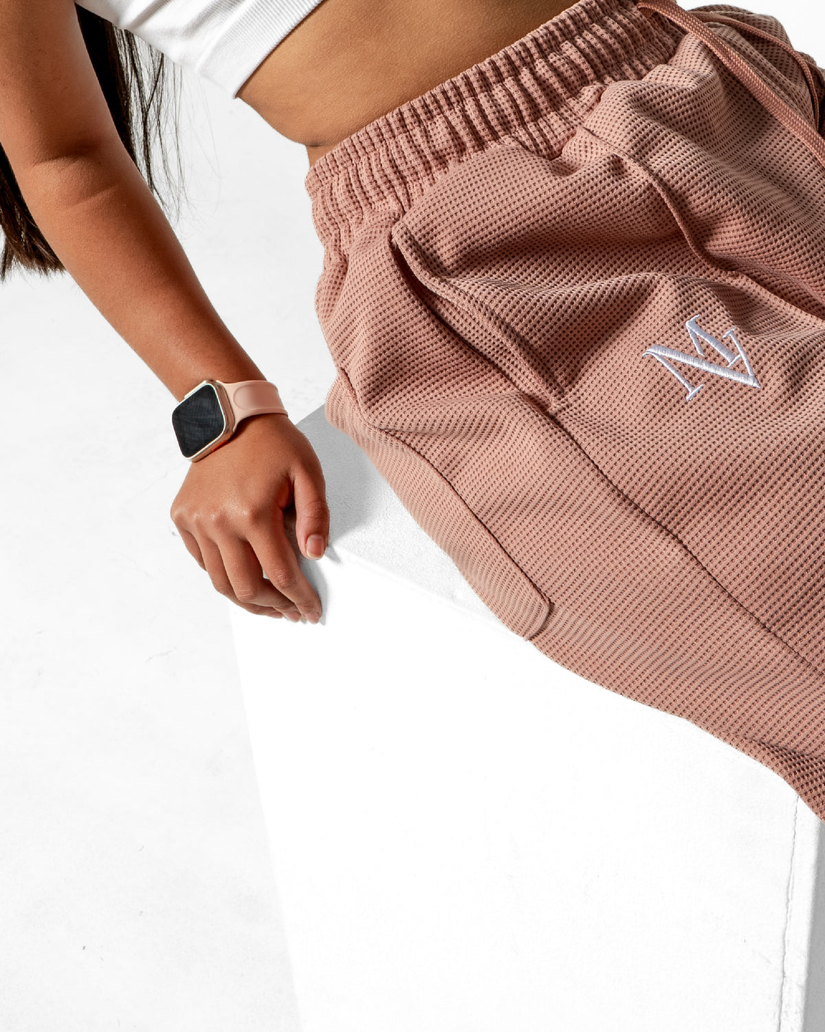 Pantalón Unisex en Tela Galleta – Color Guayaba
